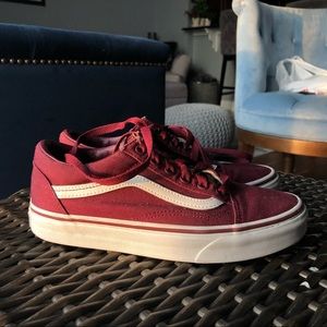 Maroon Old Skool Vans